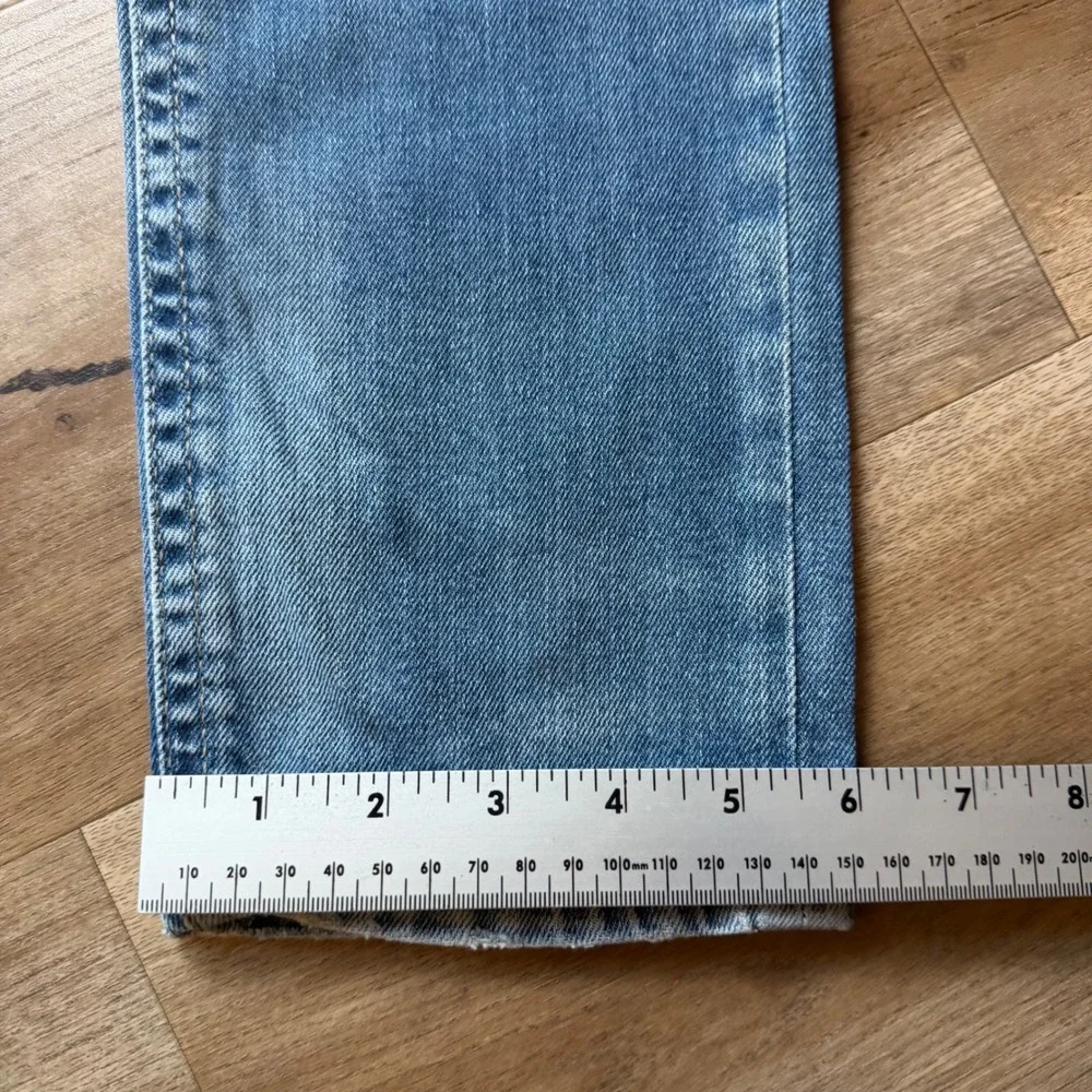 Diesel Thommer Jeans Mens 30x32 Blue Light‎ Wash Distressed Slim Skinny 084DD